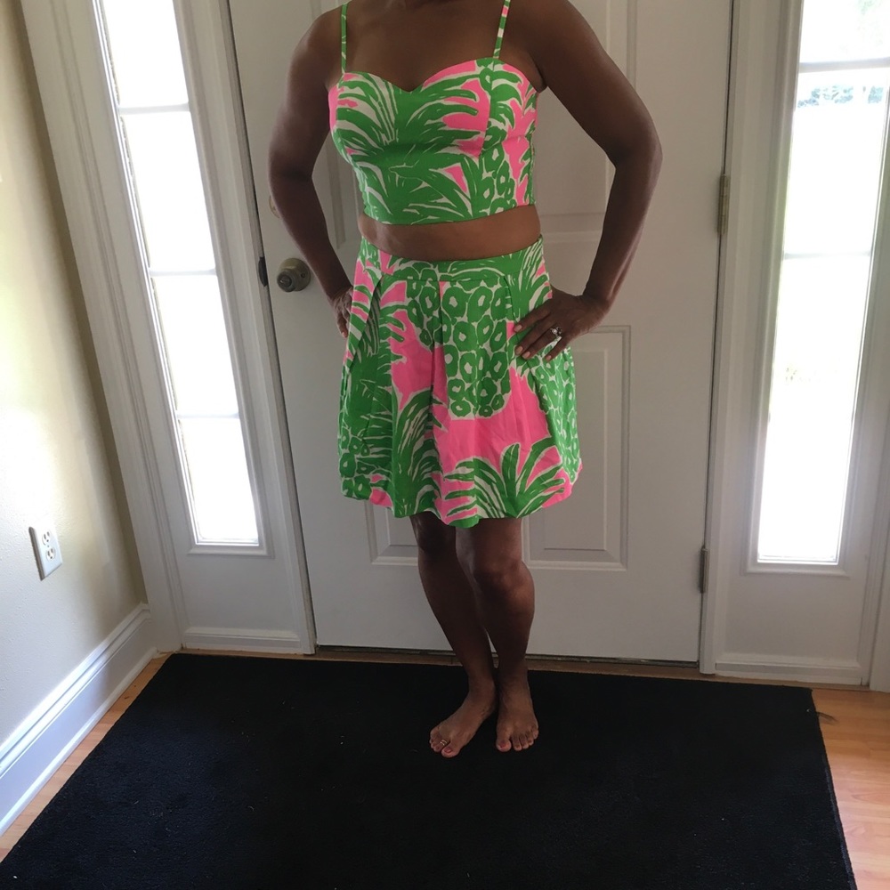 2pc Lily Pulitzer skirt set